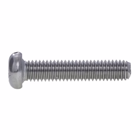 Cheese Head Slotted Screw, DIN 84