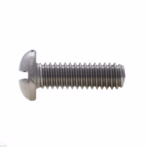Cheese Head Slotted Screw, DIN 84